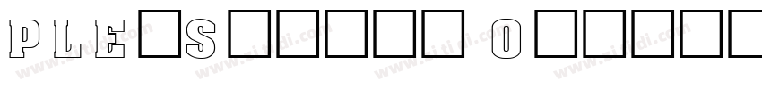 PLE_Script Outline字体转换